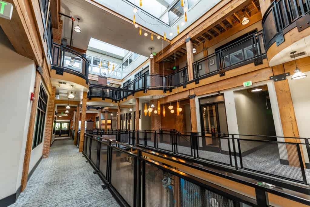 8th Street Marketplace atrium that surrounds the Northrup Building